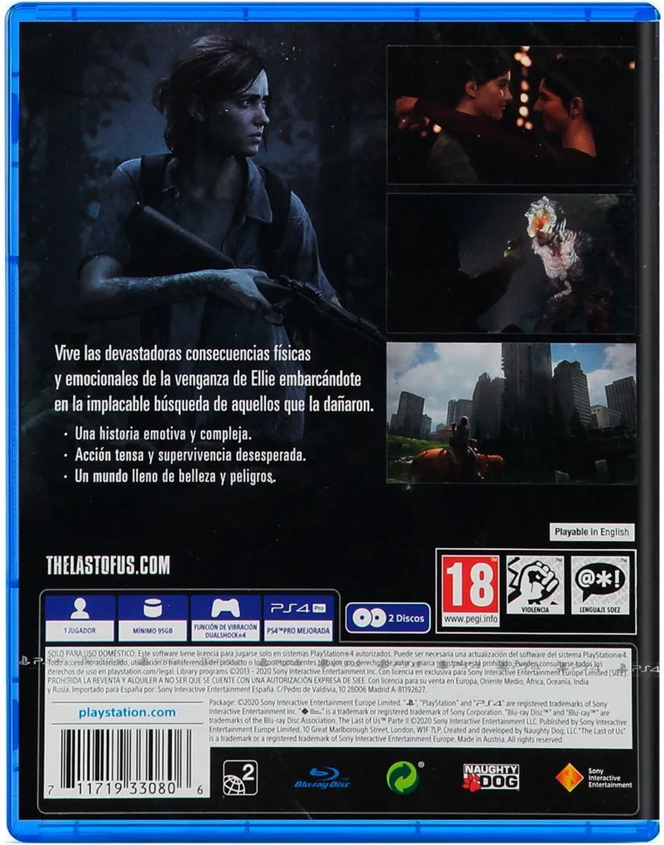 Sony PlayStation The Last of Us II - Veelkleurig