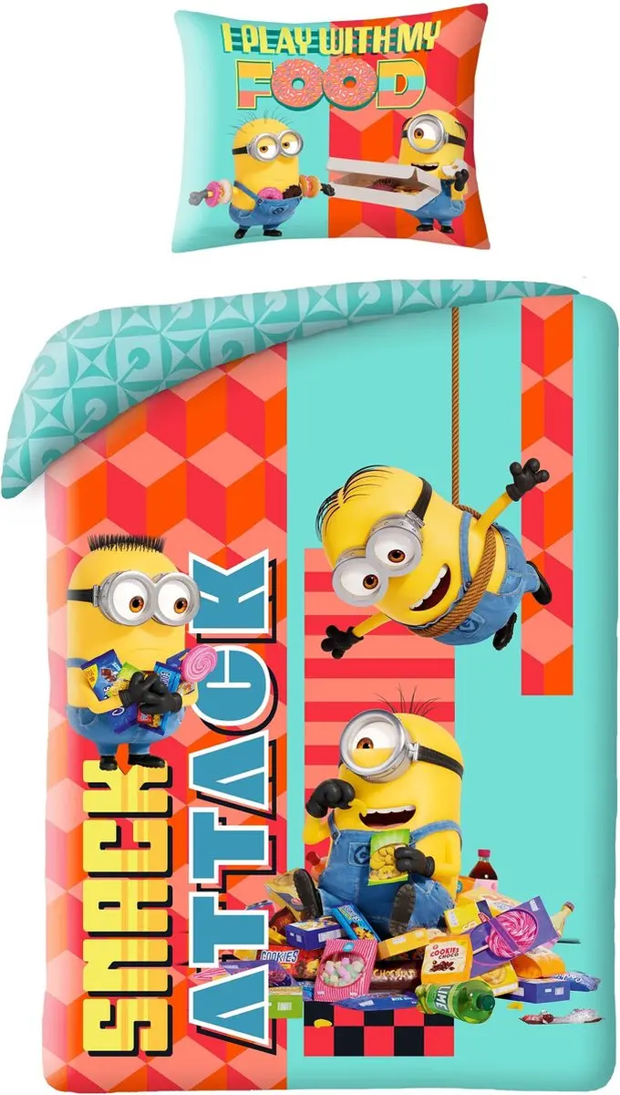 Minions Dekbedovertrek Snack Attack