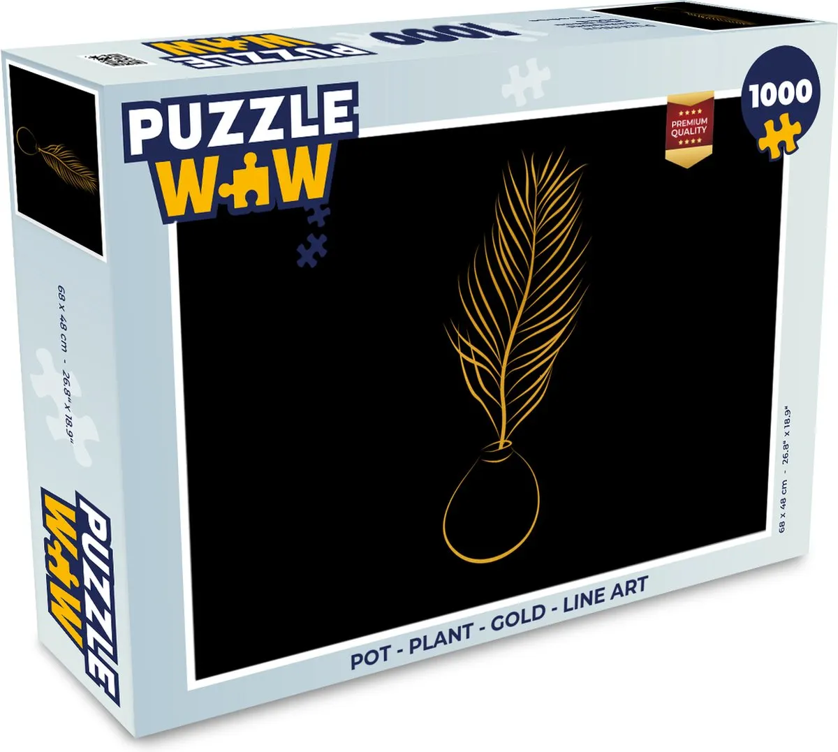 PuzzleWow Plant Legpuzzel 1000 Stuks