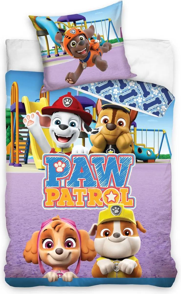 PAW Patrol Dekbedovertrek playground 140 x 200 cm