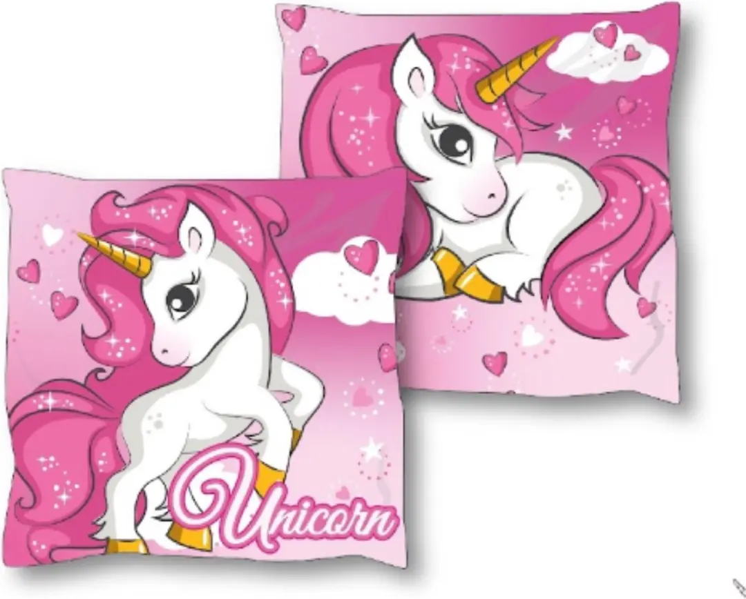 Unicorn Kussen Roze - Kinderkamer