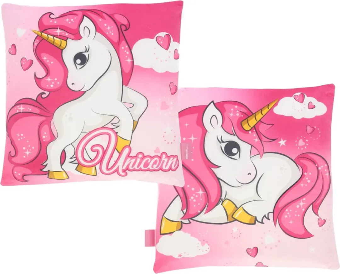 Unicorn Kussen Roze - Kinderkamer - afbeelding 5 van 5