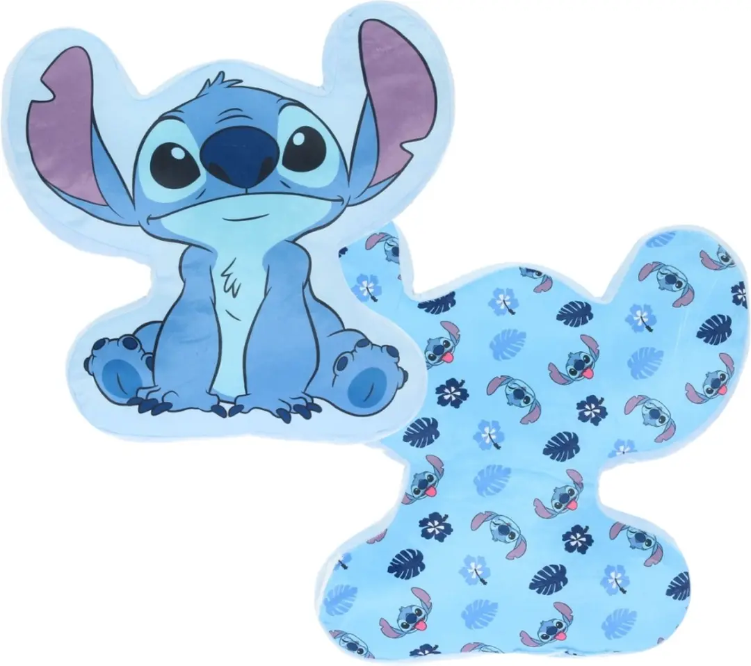 Lilo & Stitch Gevormd Kussen 40cm - Blauw - afbeelding 5 van 6