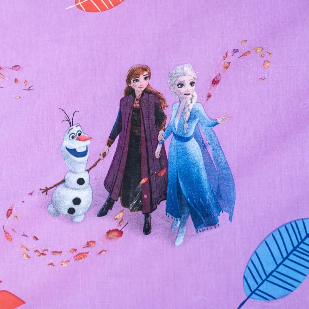 Disney Frozen Dekbedovertrek 140x200cm - Roze - afbeelding 2 van 6