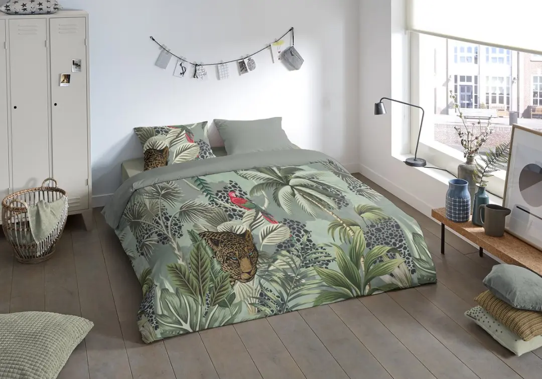 Pure dekbedovertrek jungle print