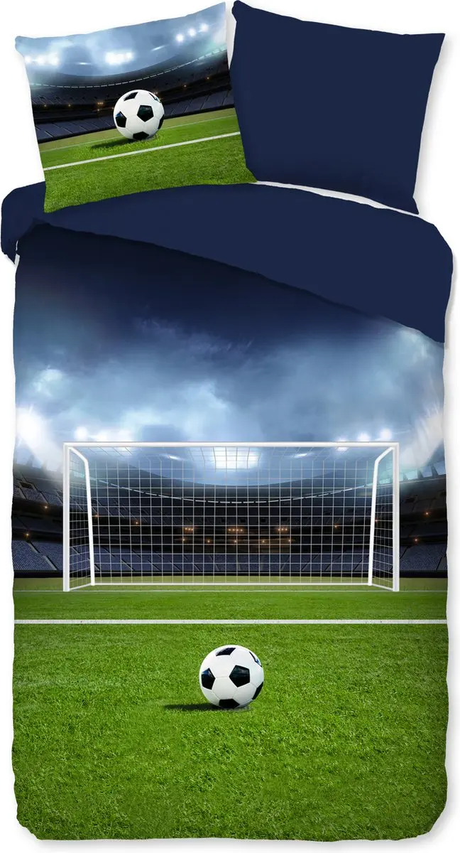 Pure dekbedovertrek voetbal