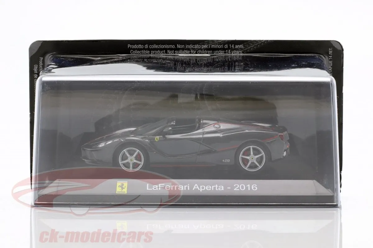 Ferrari La Ferrari Aperta 1-43 - Zwart - afbeelding 6 van 6