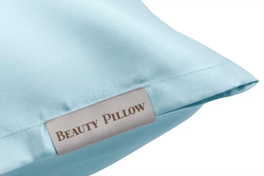 Beauty Pillow Satijnen Kussensloop 60x70cm - Old Blue