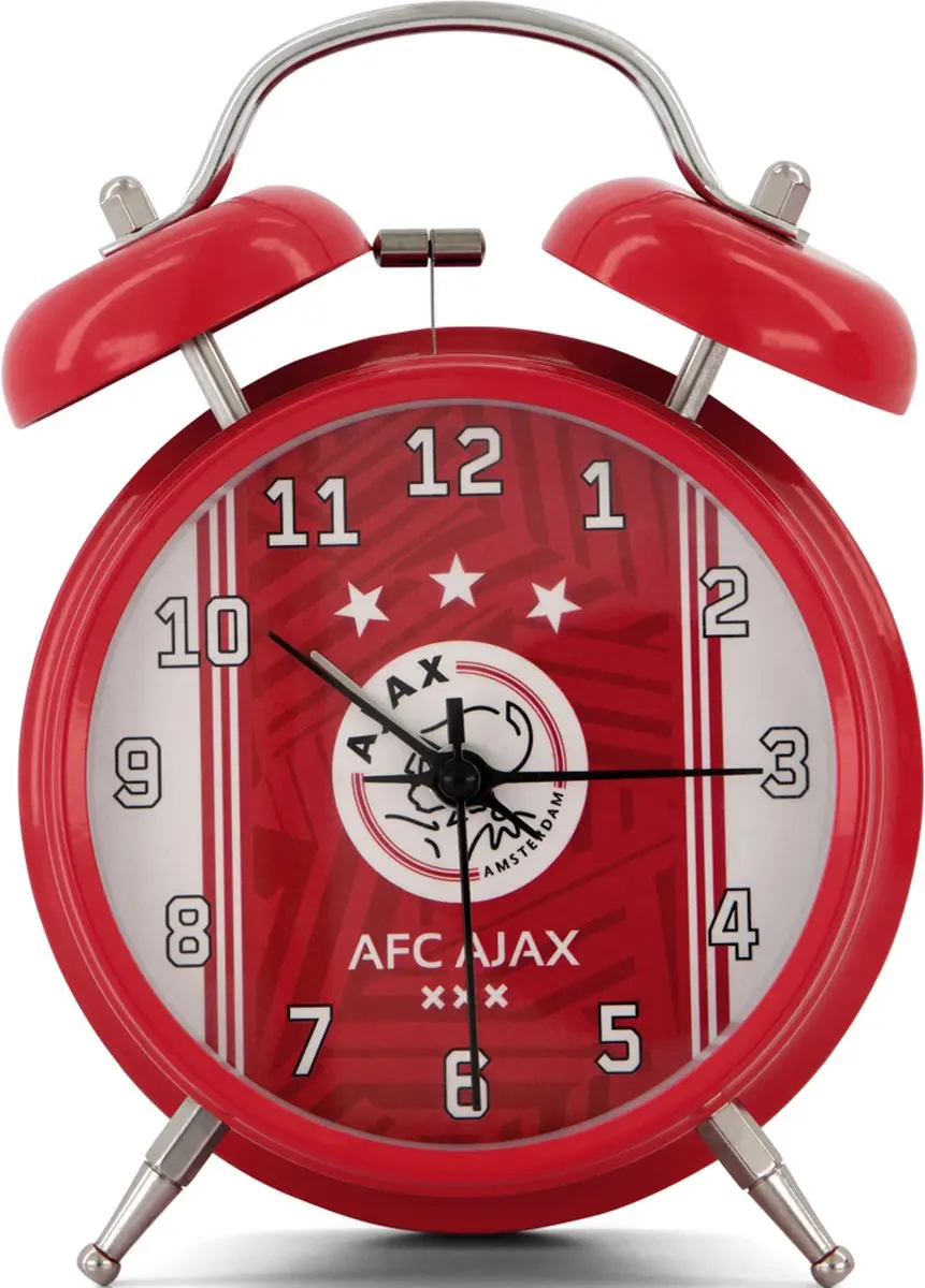 Ajax-bellenwekker wit rood wit