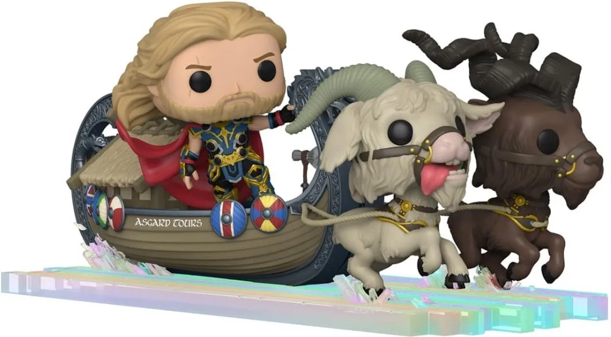 Marvel Funko Thor POP! Rides Thor & Goat Boat