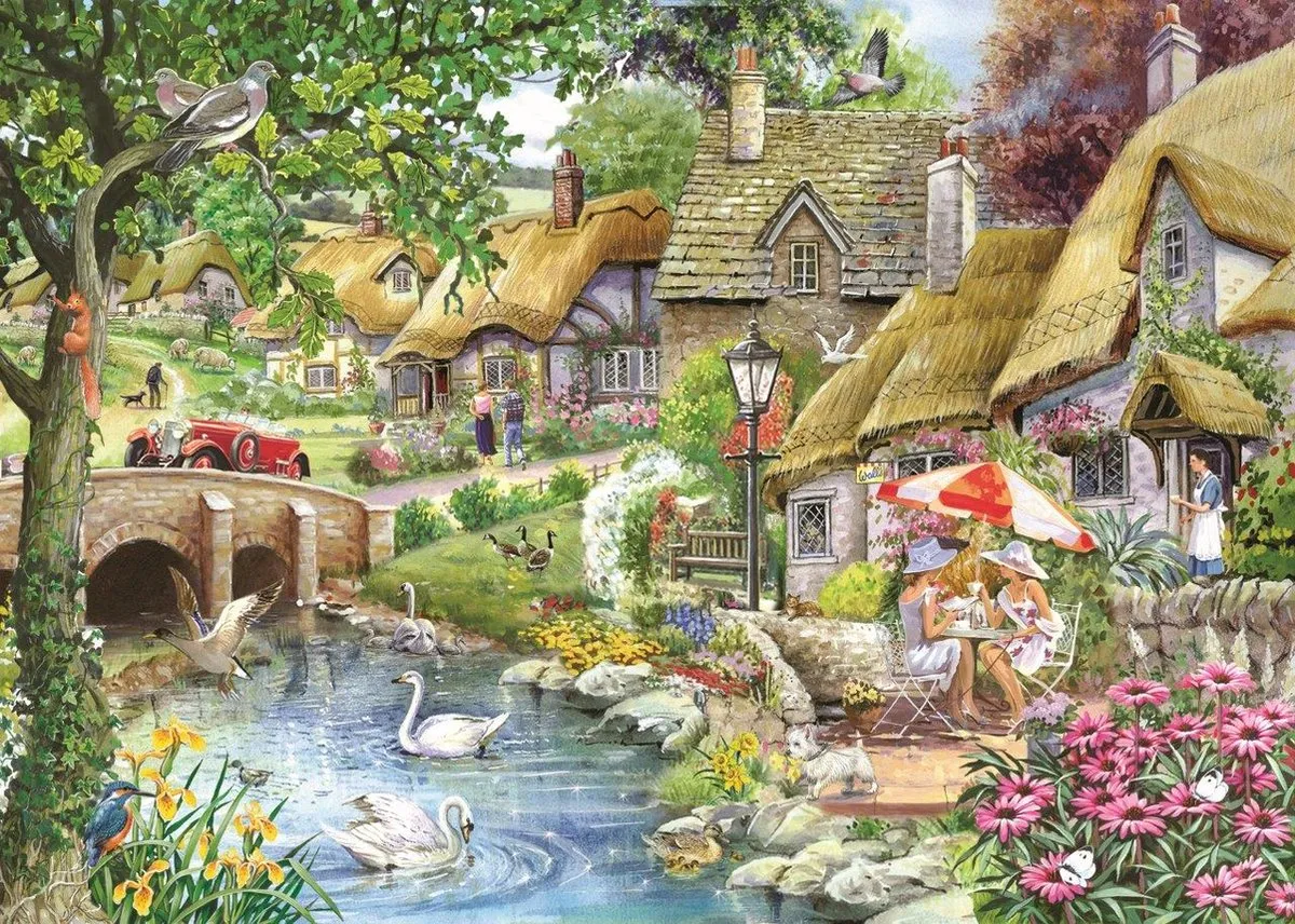 House of Puzzles Morning Coffee Legpuzzel 1000 Stuks - HP0532 Multicolor