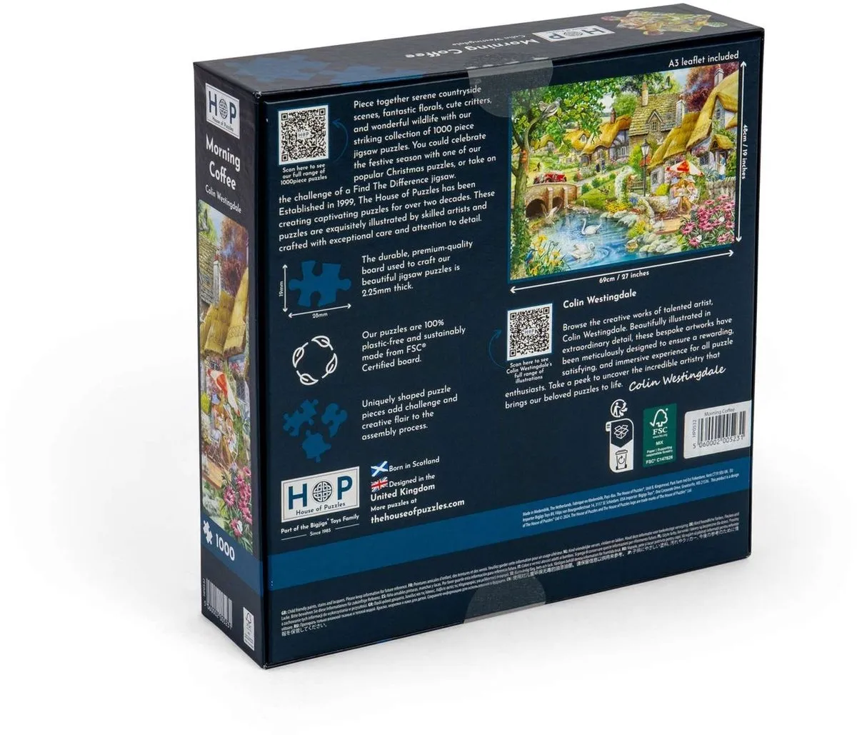 House of Puzzles Morning Coffee Legpuzzel 1000 Stuks - HP0532 Multicolor