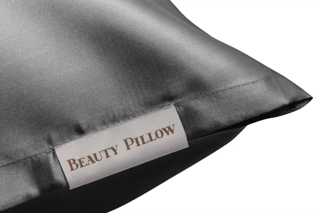 Beauty Pillow Satijnen Kussensloop 60x70cm - Antracite