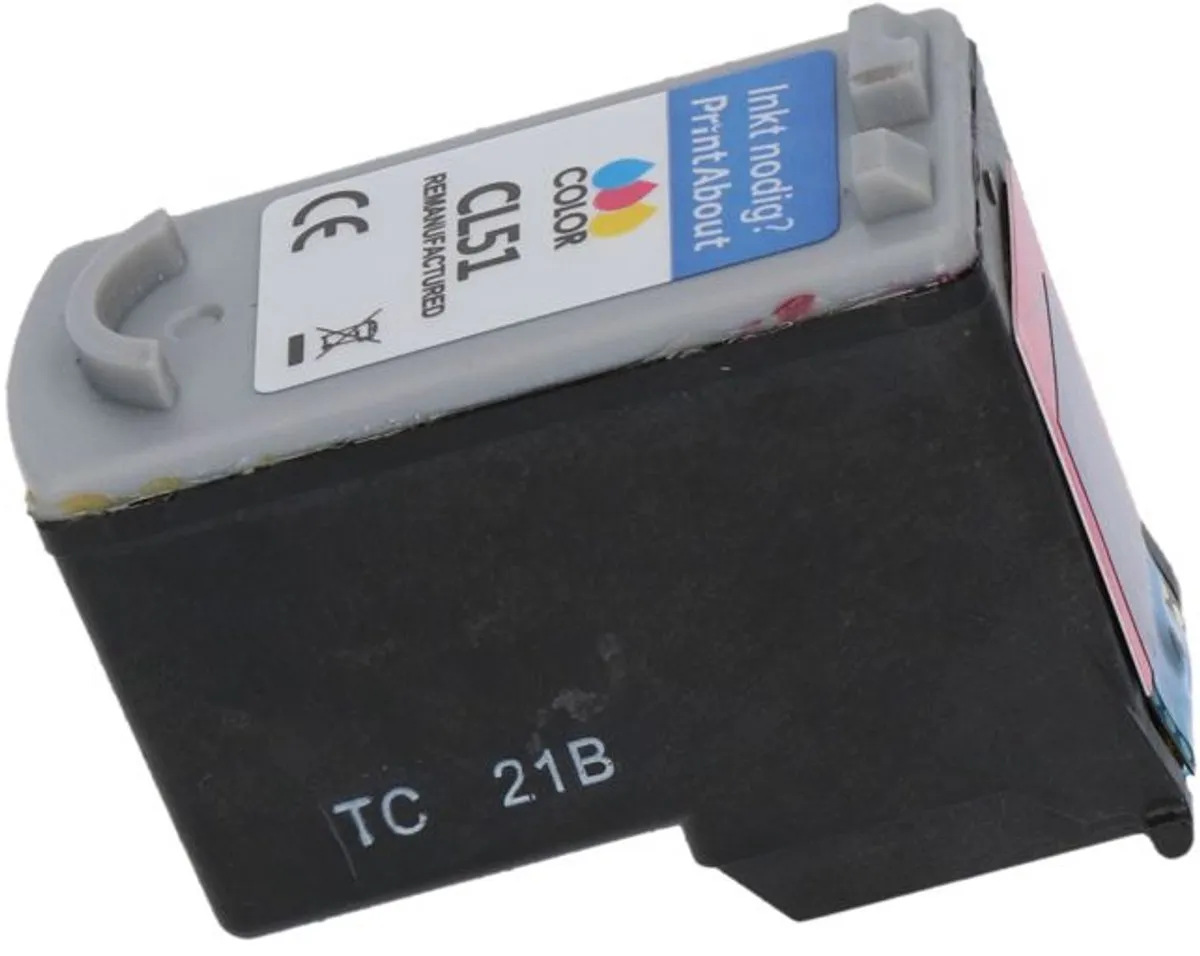 PrintAbout CL-51 XL Inktcartridge 3-kleuren - 23ml - Canon