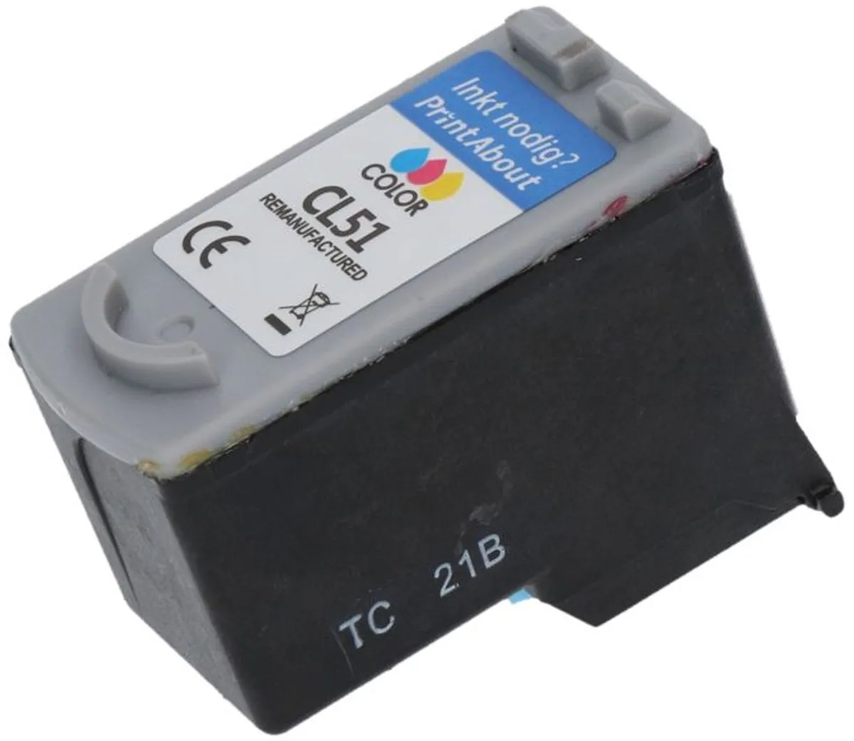 PrintAbout CL-51 XL Inktcartridge 3-kleuren - 23ml - Canon