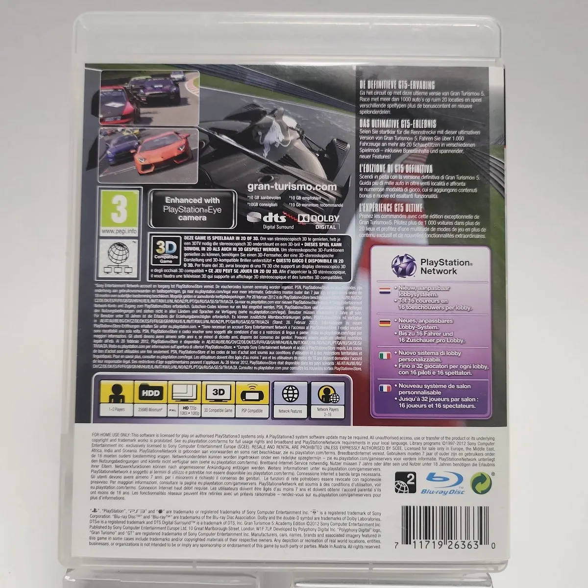 Sony PlayStation Gran Turismo 5 Academy Edition