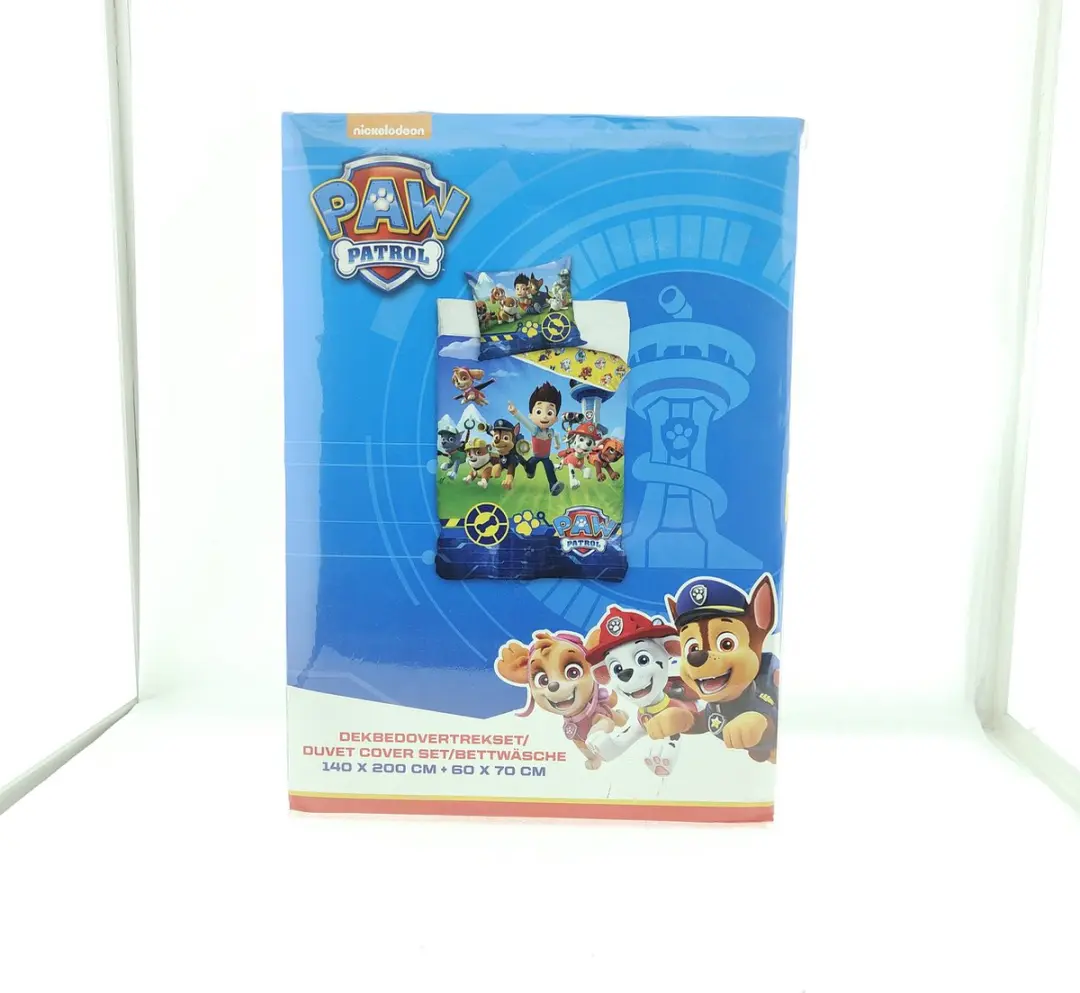 Paw Patrol Eenpersoons Dekbedovertrek + Kussensloop