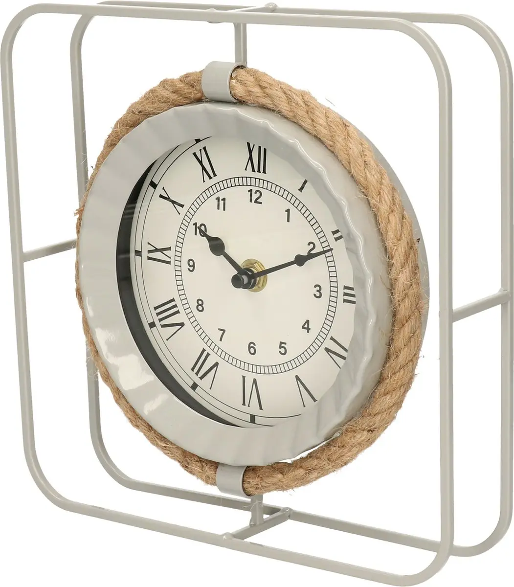 Decoris Tafelklok staand met metalen frame