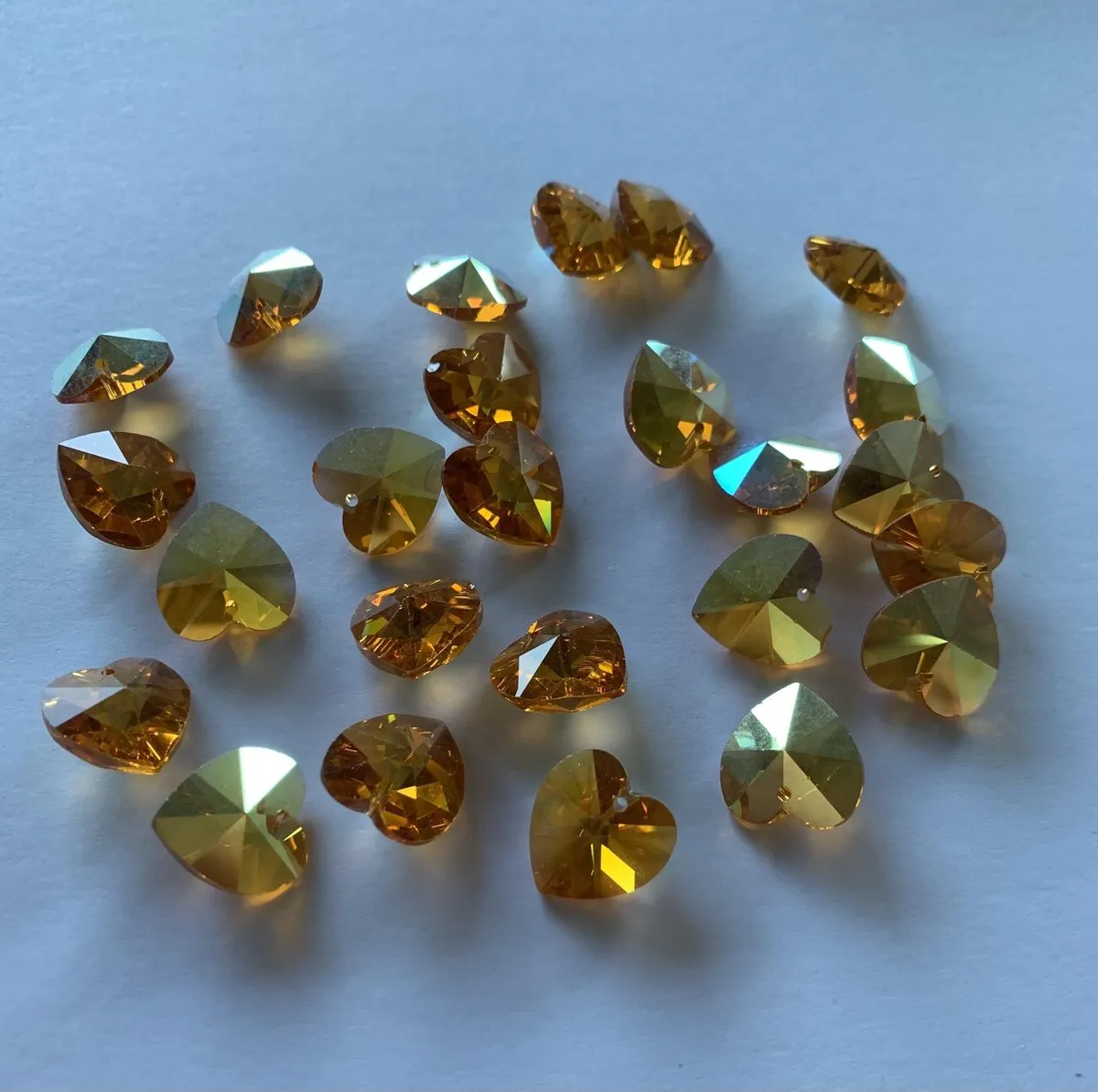 Swarovski Hanger Hart Golden Shadow 6202 - 14.4x14mm - Goud