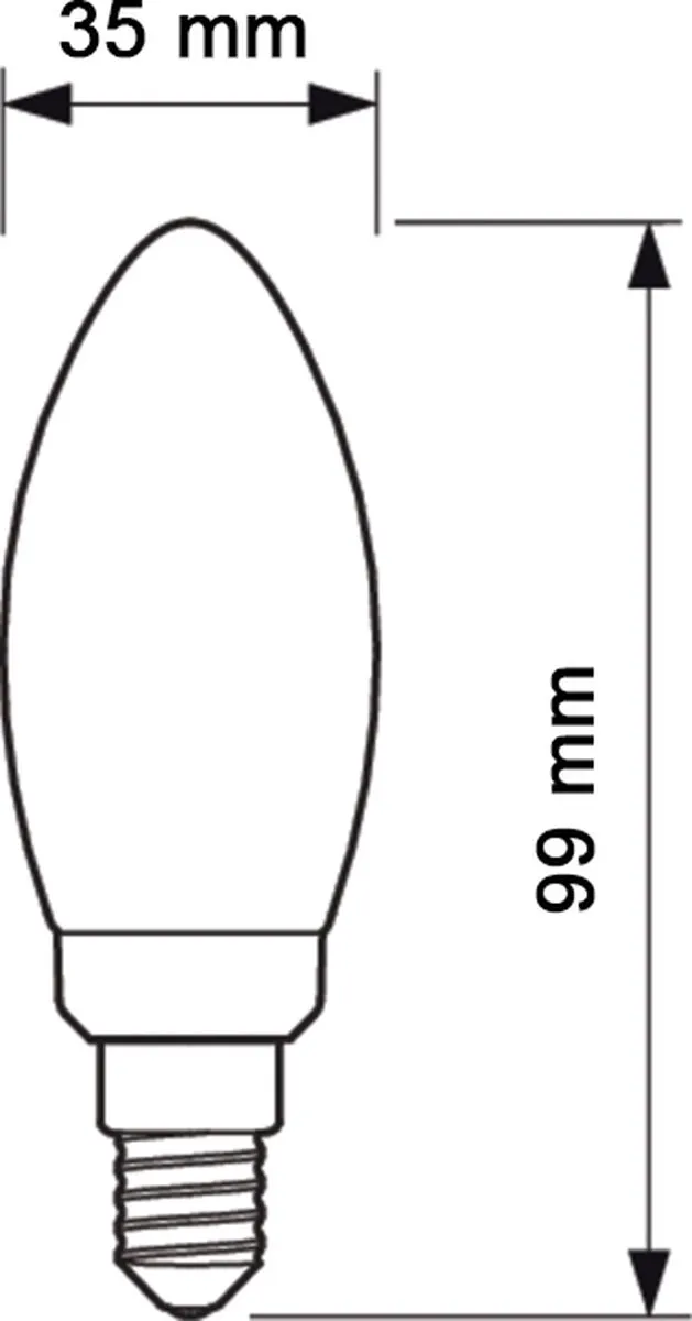 Philips MASTER Value LEDcandle E14 3.4W - 470lm Warm Wit - afbeelding 6 van 6