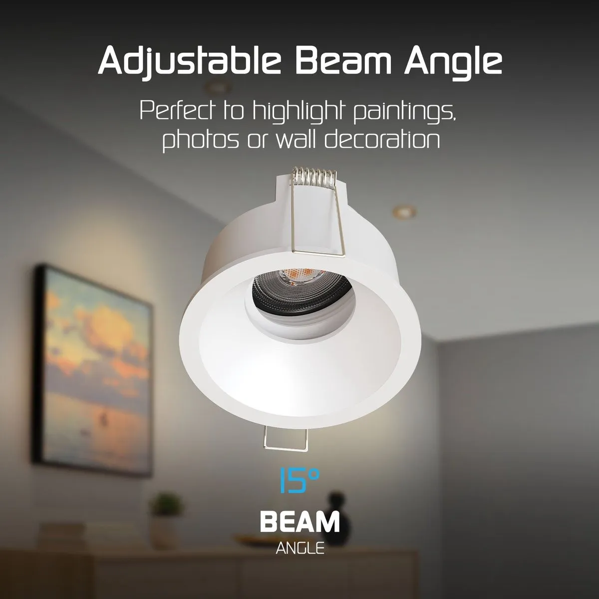 LEDVION 6x Smart LED Inbouwspot ø81mm RGB+CCT 4.9W - Wit