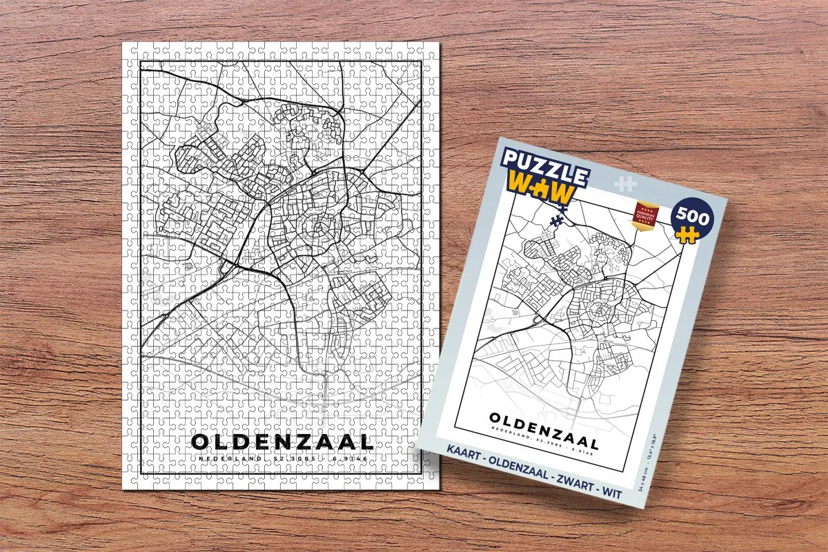PuzzleWow Oldenzaal Legpuzzel 500 Stuks - Multicolor