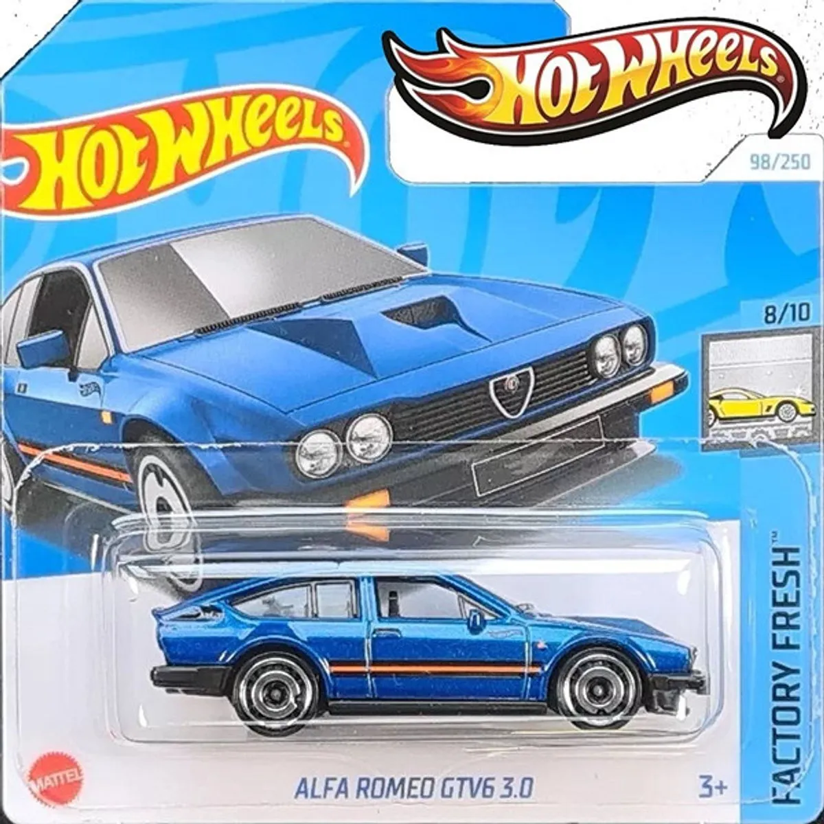 Hot Wheels Alfa Romeo GTV6 3.0 Metallic Blue 1:64