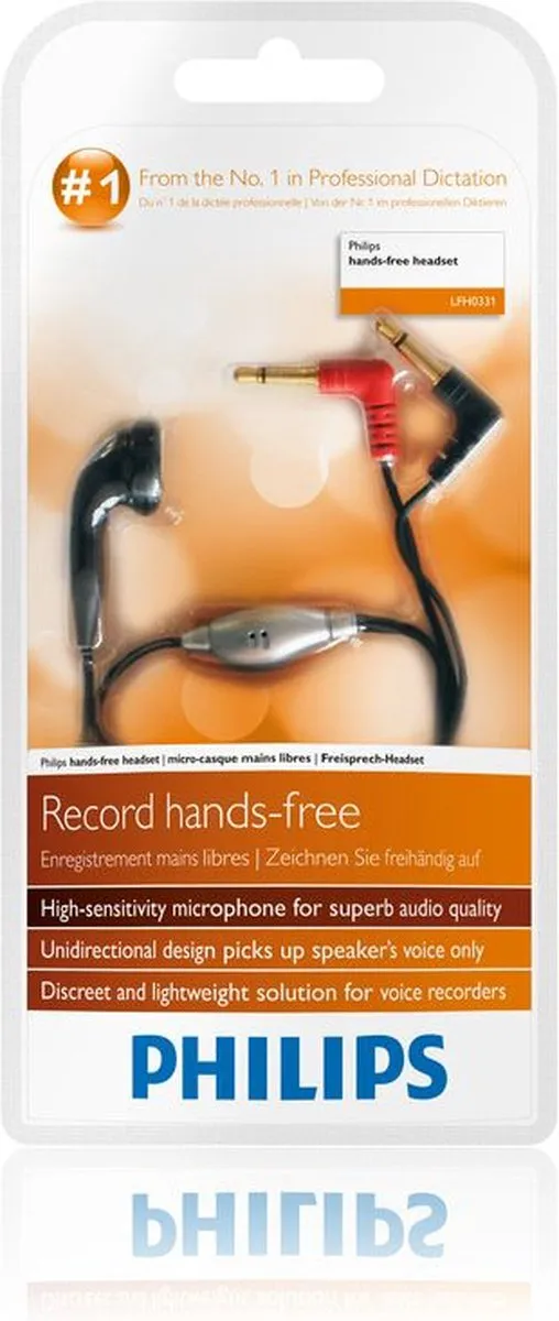 Philips LFH0331 Headset - Zwart - afbeelding 2 van 2