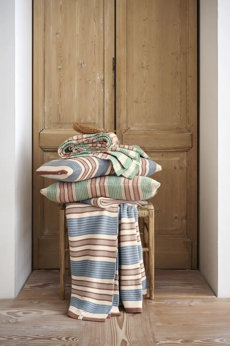 Pip Studio Bonsoir Combistripe Throw Plaid