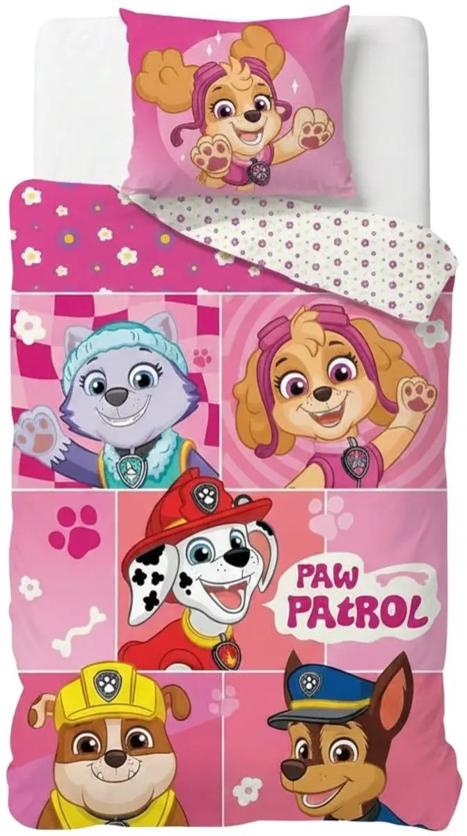 PAW Patrol Dekbedovertrek Eenpersoons - Blauw - afbeelding 6 van 6
