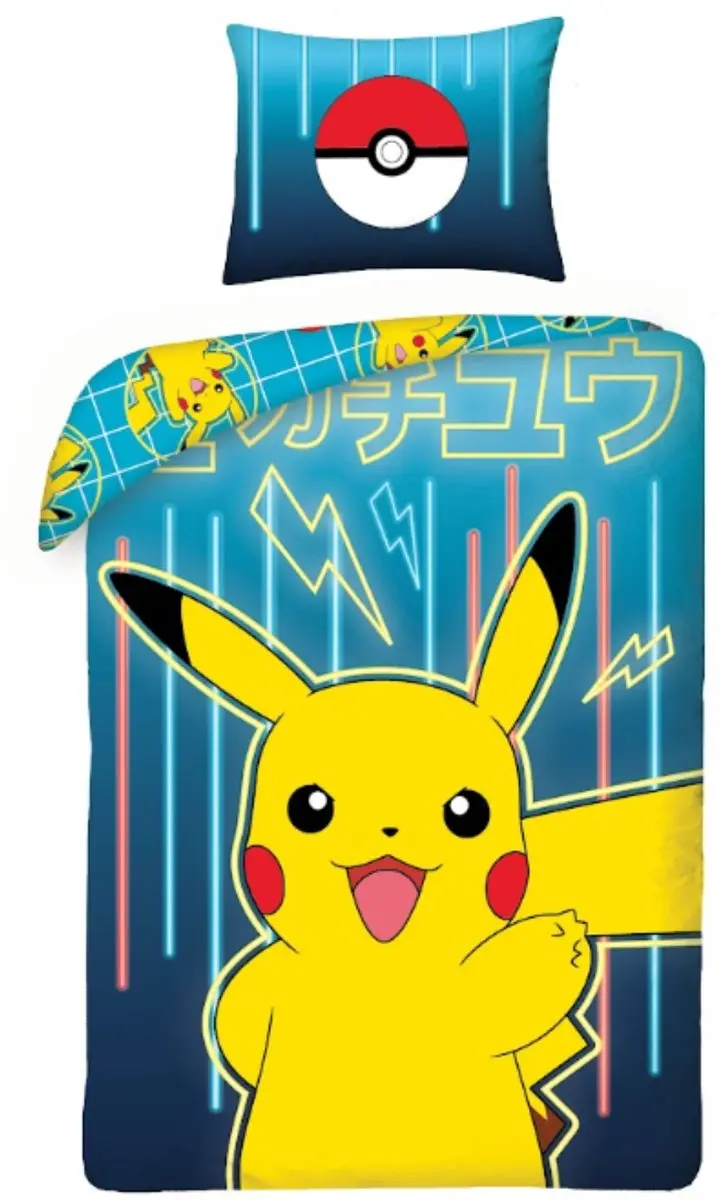 Pokémon Dekbedovertrek Eenpersoons 140x200cm