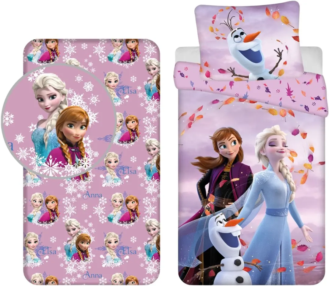 Disney Frozen Slaapkamerset Eenpersoons - Multi Colour