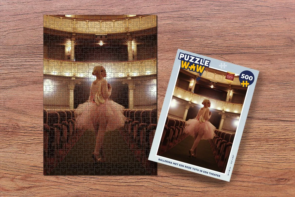 PuzzleWow Ballerina Puzzel 500 Stuks - Multicolor