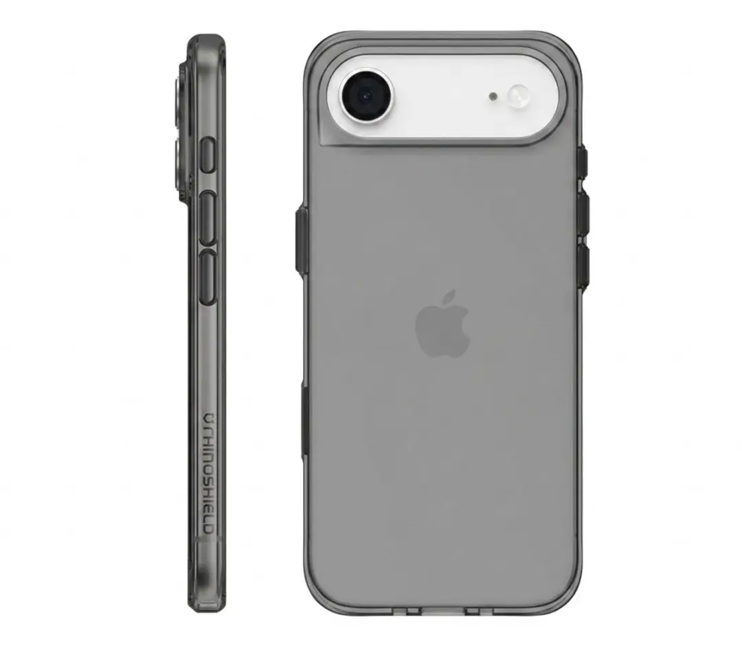 Rhinoshield, Hoesje Geschikt voor iPhone Air TPU Transparant Qi Compatible, Zwar