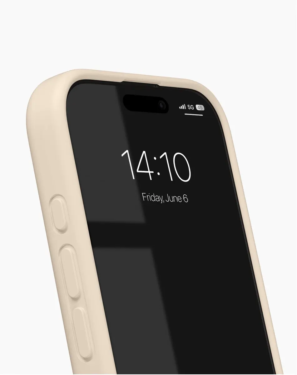 iDeal of Sweden Soft Swirl Silicone Hoes iPhone 16 Pro - Beige - afbeelding 4 van 5