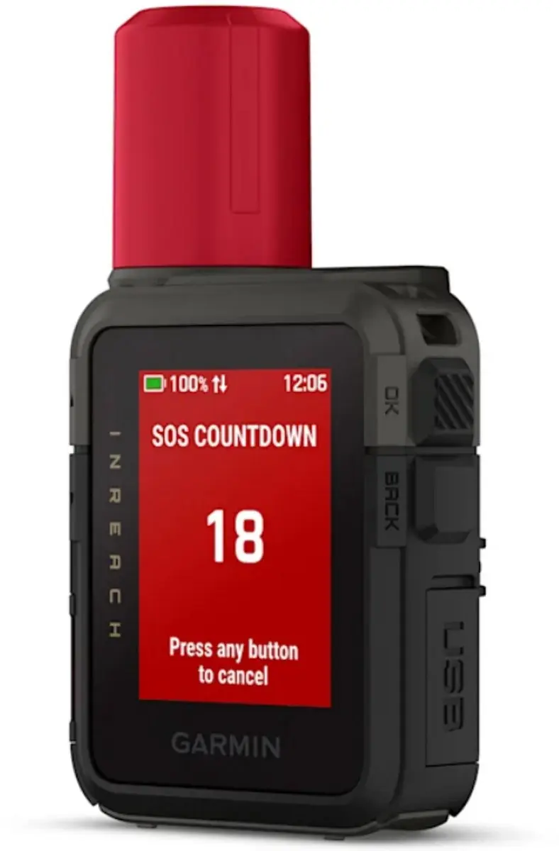 Garmin inReach Mini 3 Plus 010-03887-10 Satellietcommunicator - Zwart/Rood