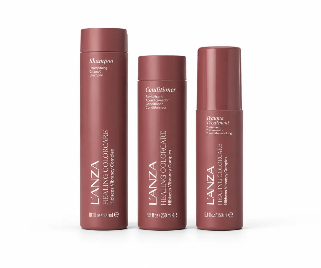 Lanza Healing Colorcare Shampoo & Trauma Treatment + Color Preserving Conditione