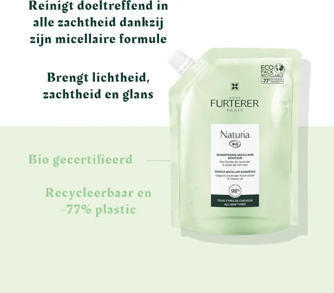 Rene Furterer Naturia Shampoo Navulling 400ml