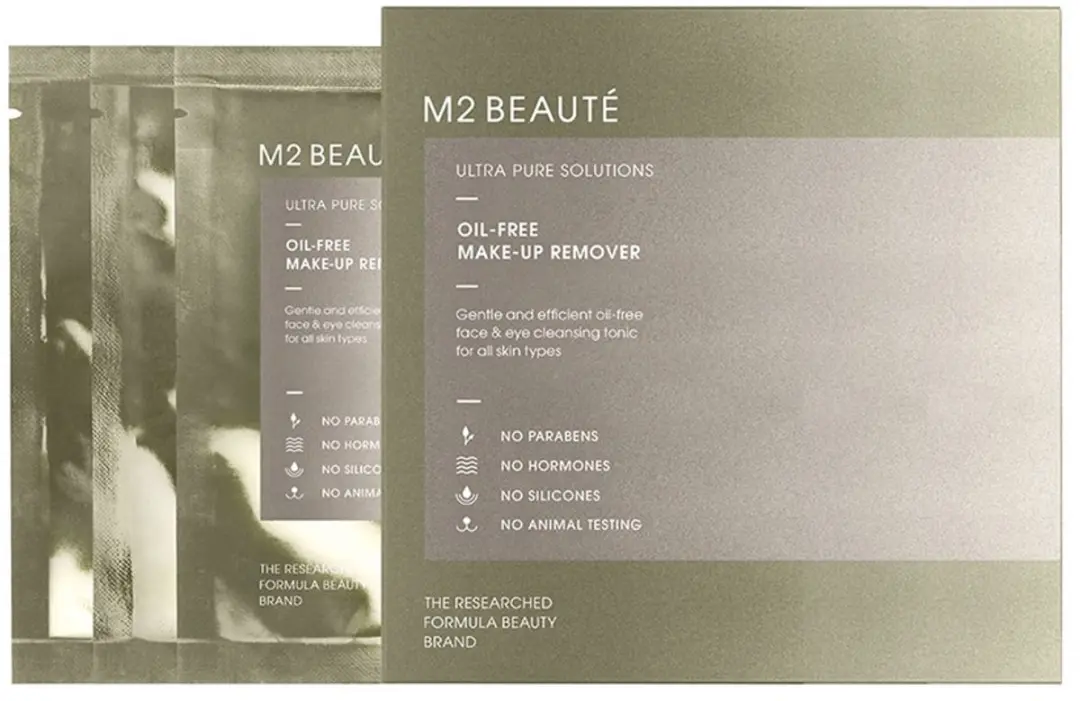 M2 Beauté Oil-Free Make-Up Remover Sachets