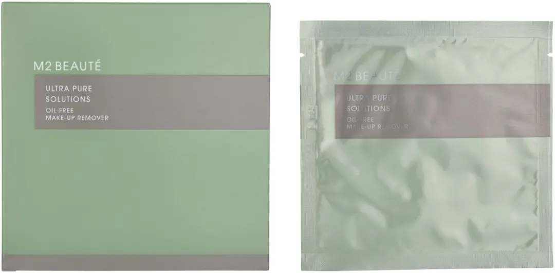M2 Beauté Oil-Free Make-Up Remover Sachets - 14 Stuks
