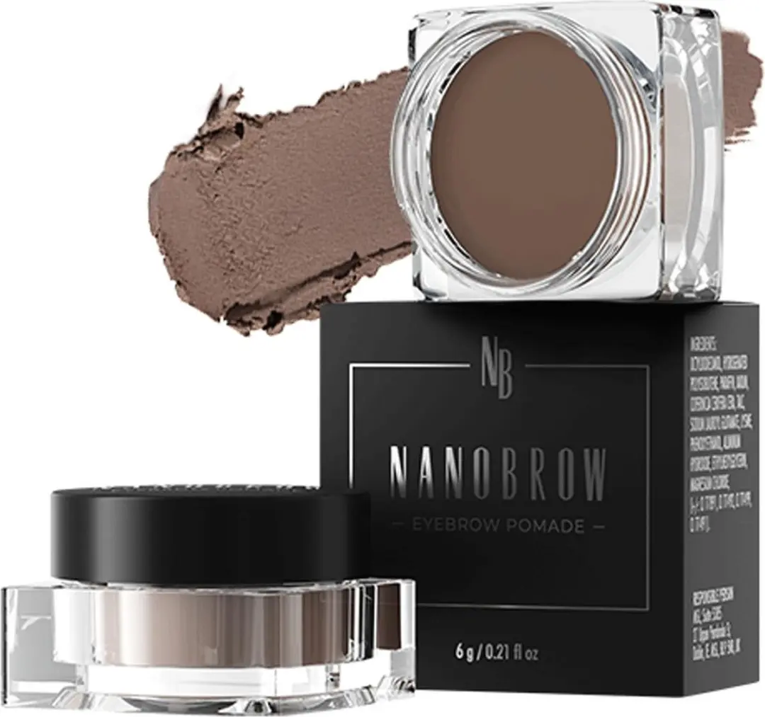Nanobrow Medium Brown Eyebrow Pomade 6g