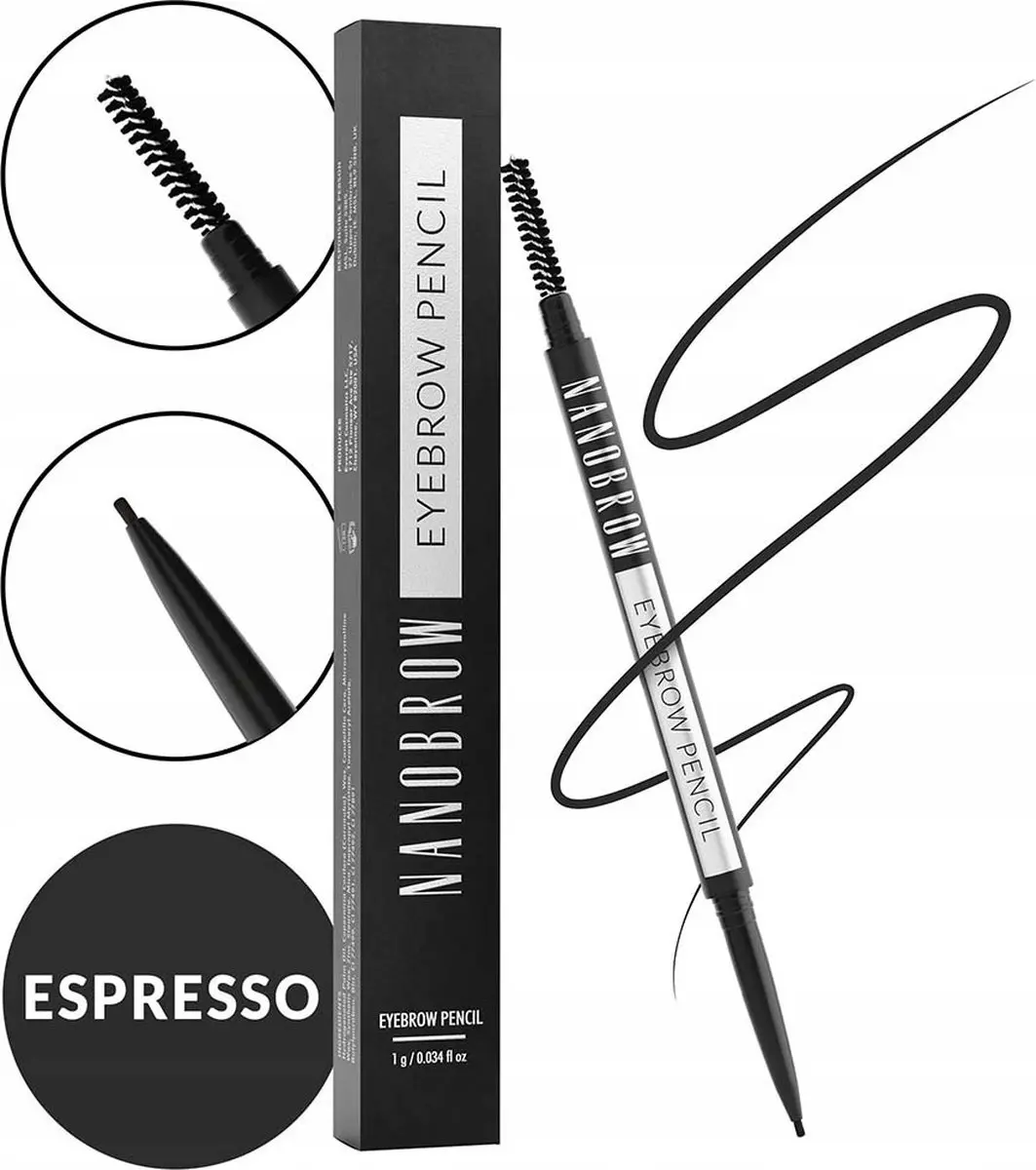 Nanobrow Espresso Wenkbrauwpotlood 1g