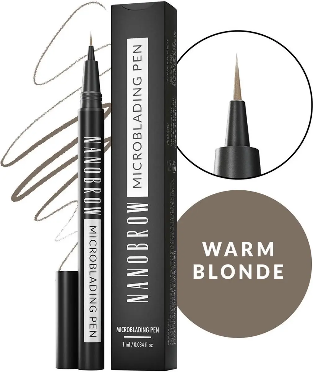 Nanobrow Microblading Pen Warm Blonde - 1ml - afbeelding 6 van 6