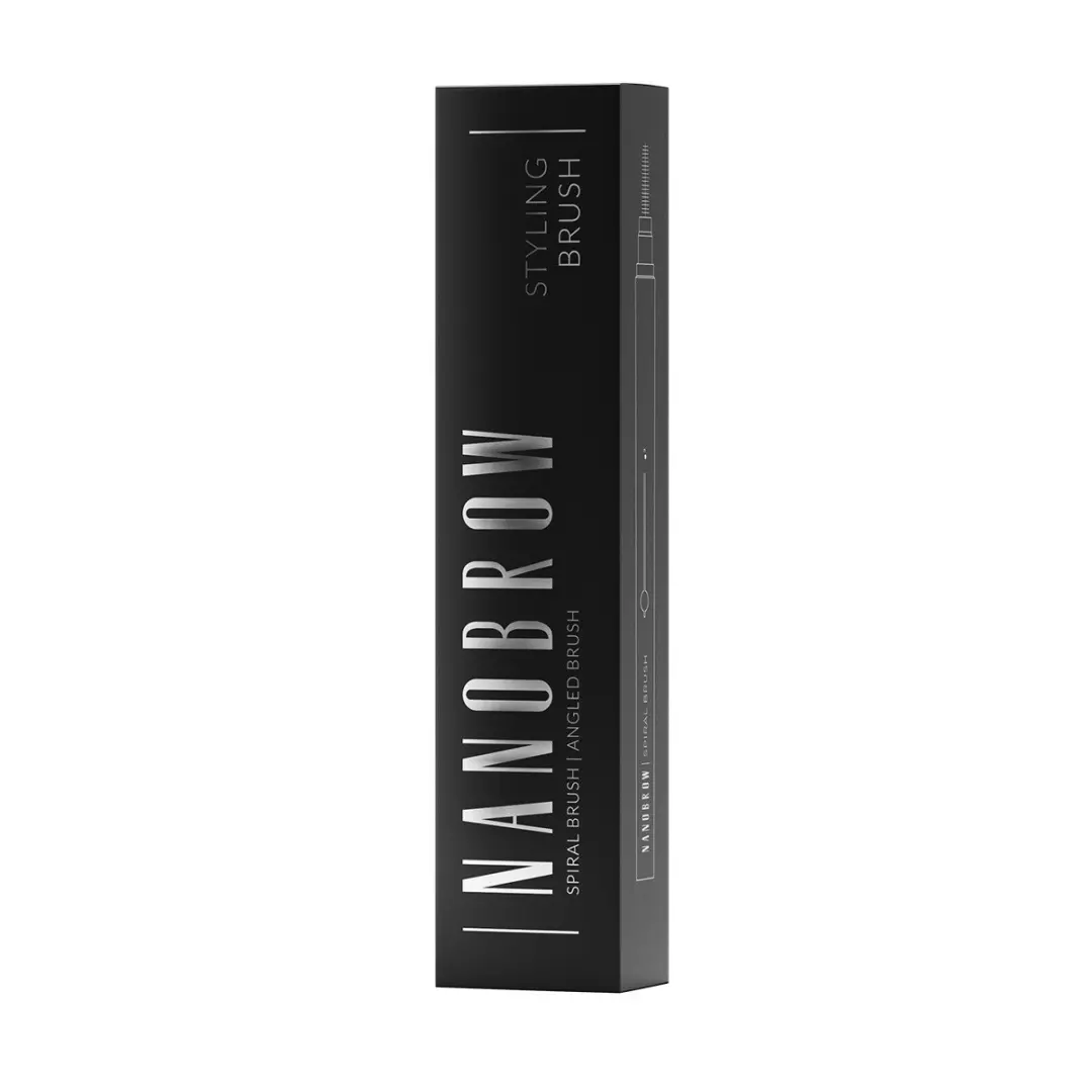 Nanobrow Styling Brush Set - 2 Stuks - Zwart