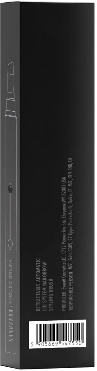 Nanobrow Styling Brush Set - 2 Stuks - Zwart