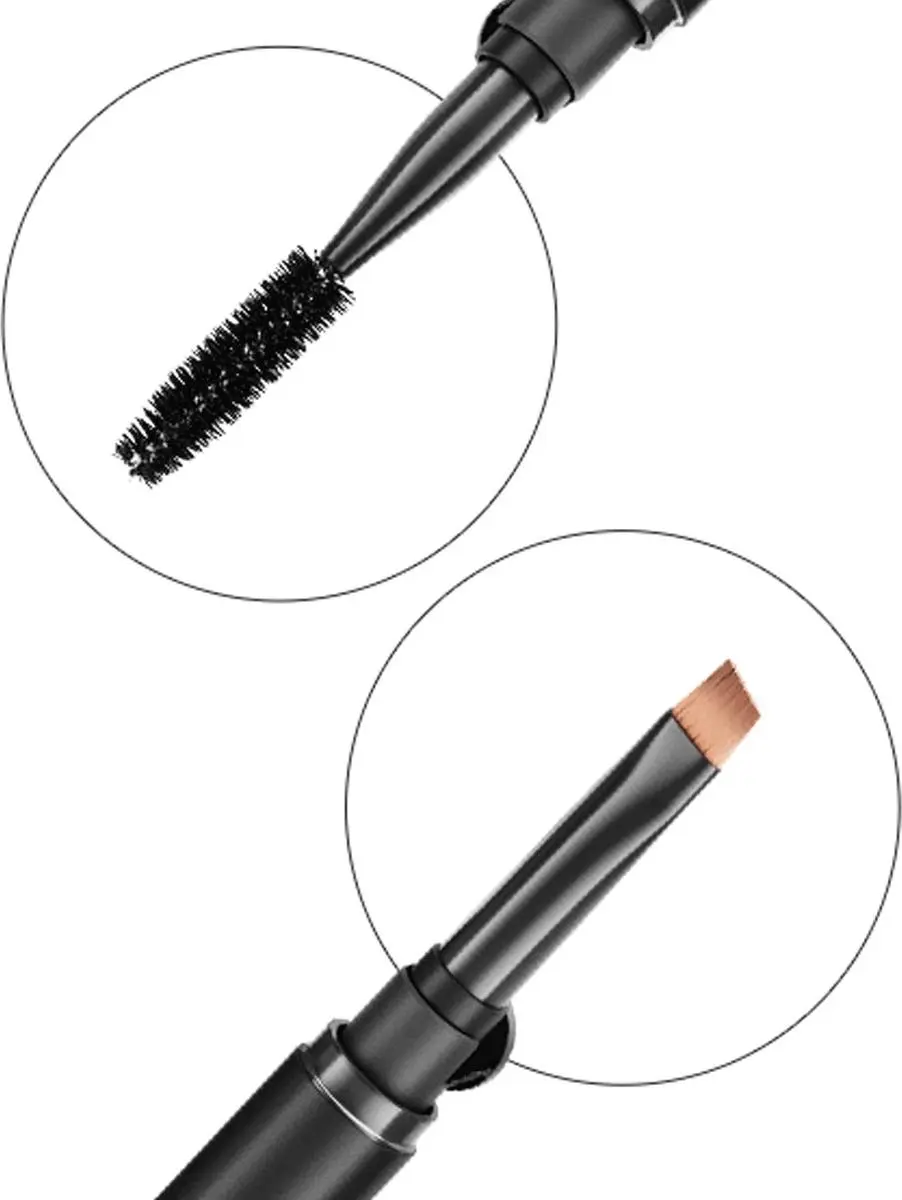 Nanobrow Styling Brush Set - 2 Stuks - Zwart