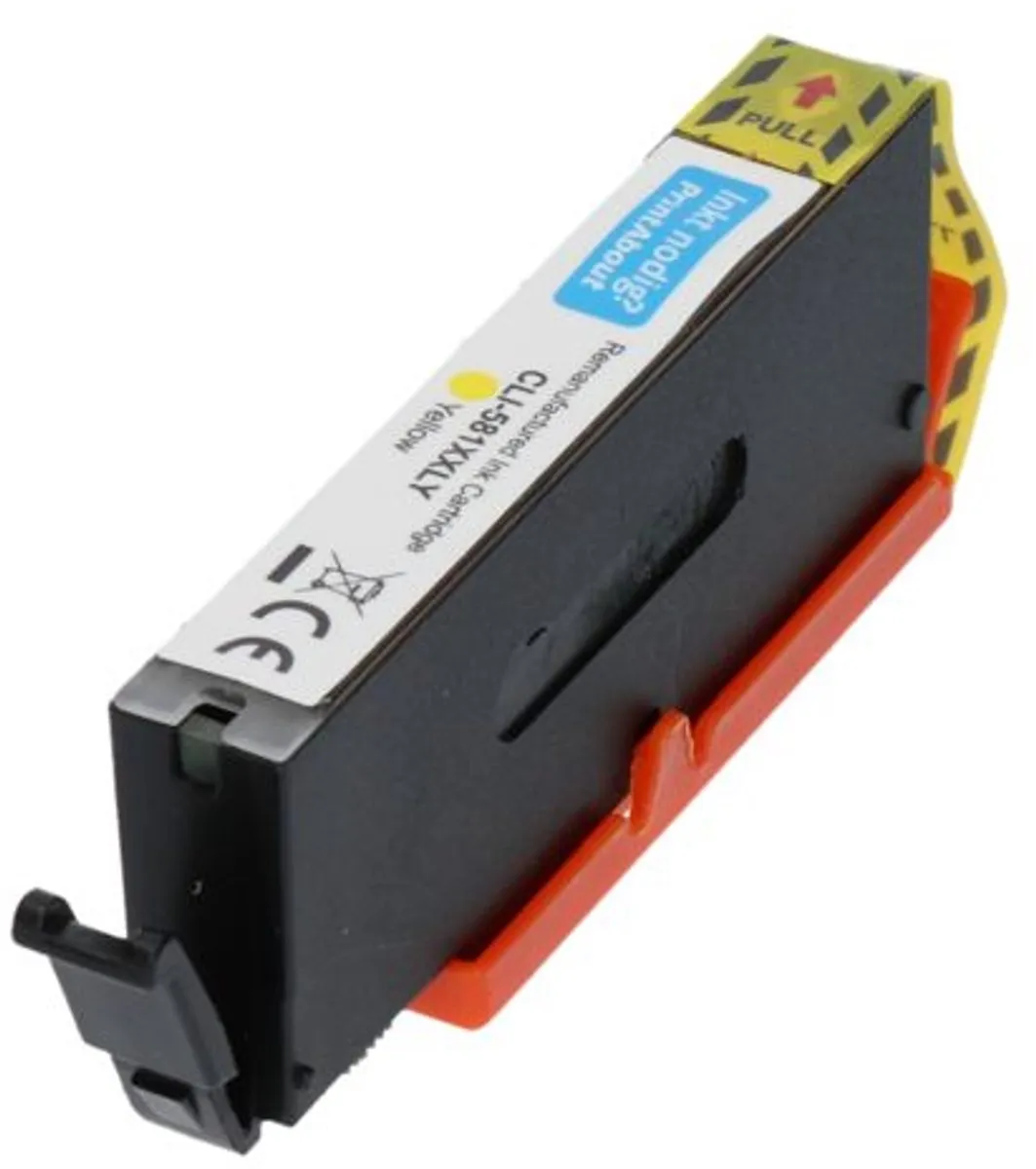 PrintAbout Canon CLI-581Y Inktcartridge Geel - 14ml