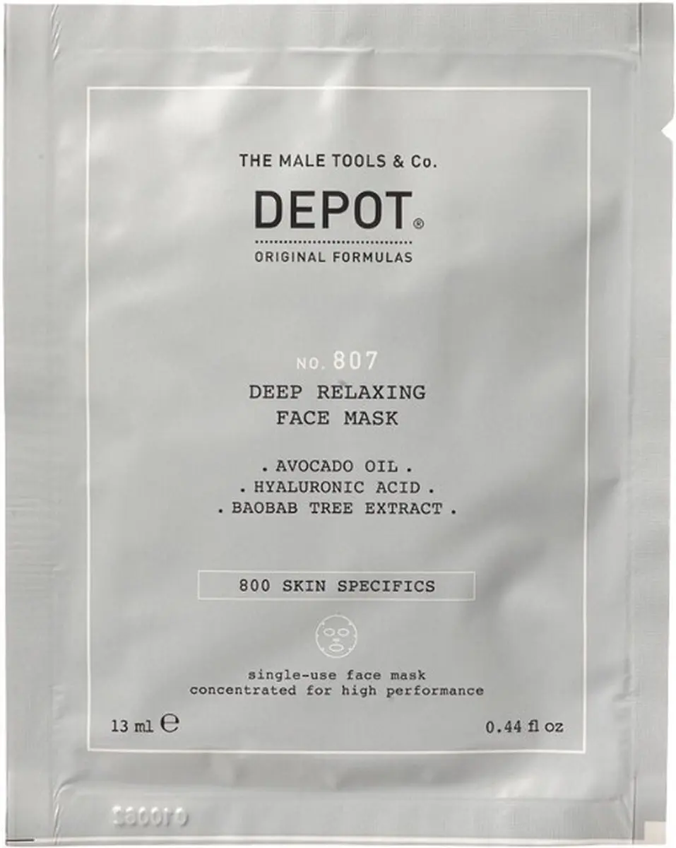 DEPOT 807 DEEP RELAXING FACE MASK 12pz