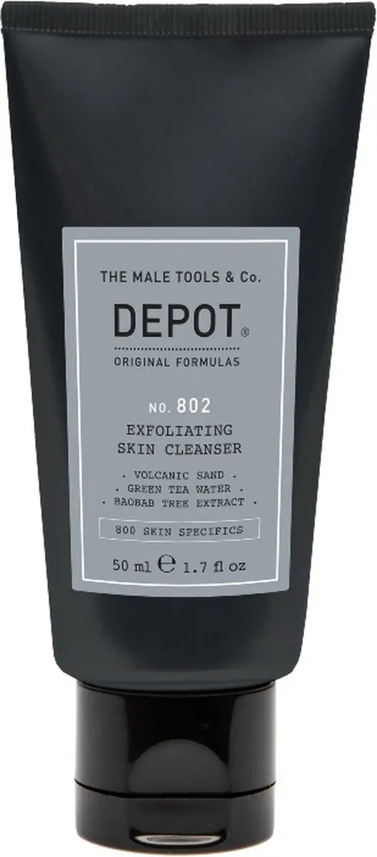 Depot 802 Exfoliating Skin Cleanser 50ml - afbeelding 2 van 2