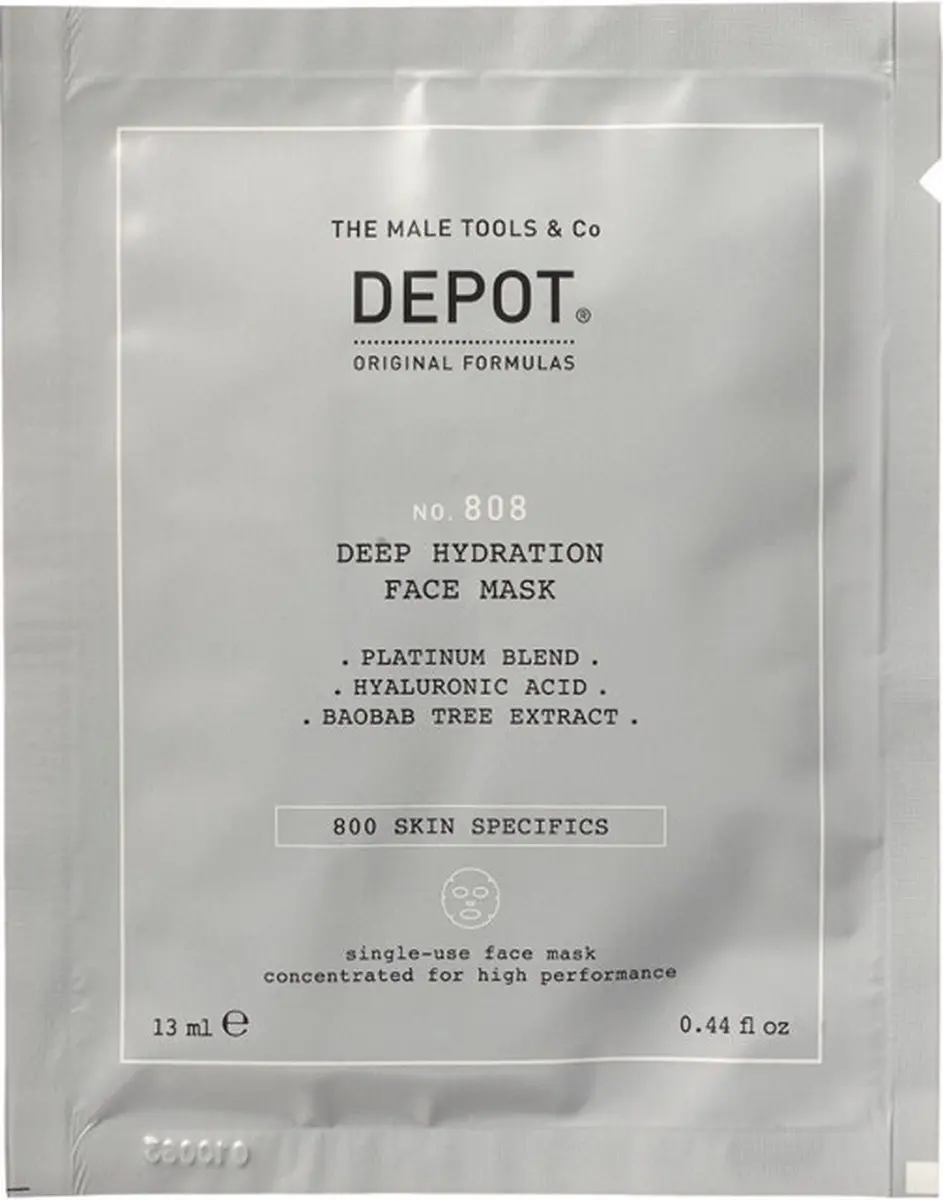 DEPOT 808 DEEP HYDRATION FACE MASK 12pz